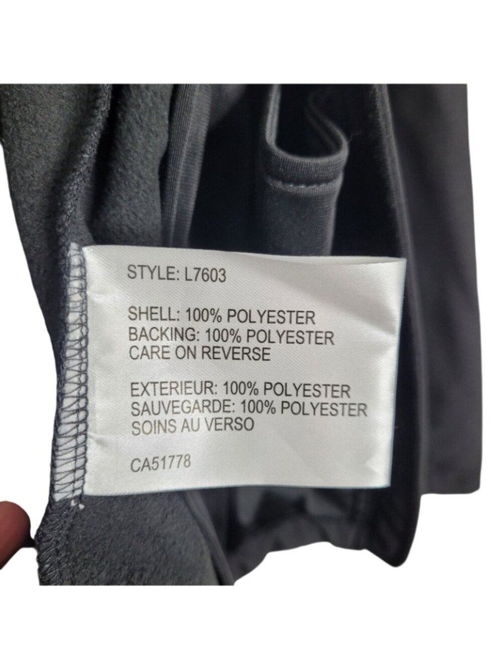 Coal Harbour Full Zip Soft Shell Jacket WomensSize M Black Lean Sensei Logo - Picture 5 of 7